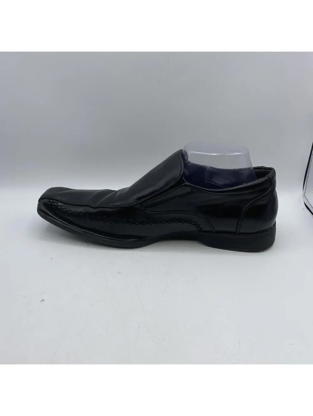 Dexter Black Leather Lace Up Men’s Dress Shoes Size 9 with Square Toe